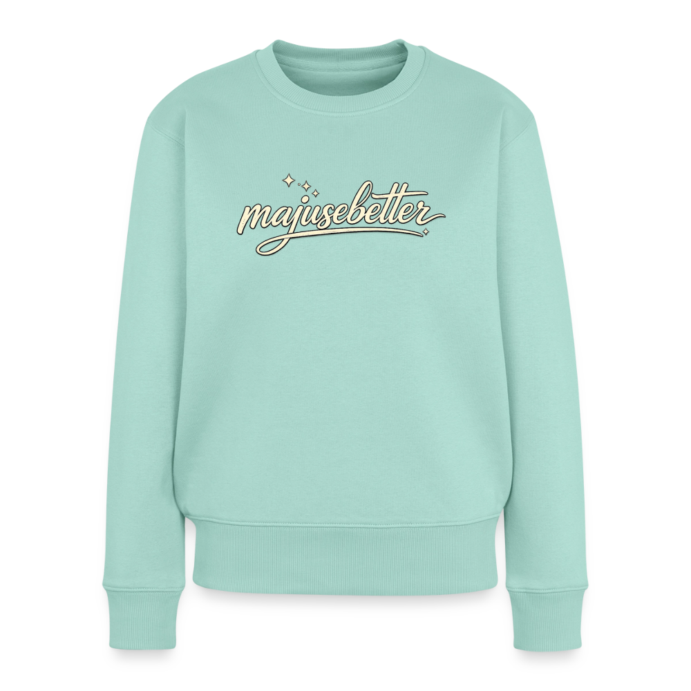 Majusebetter Frauen Premium Pullover - Mint 