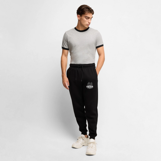 Trier Männer Premium Bio Jogginghose - Schwarz