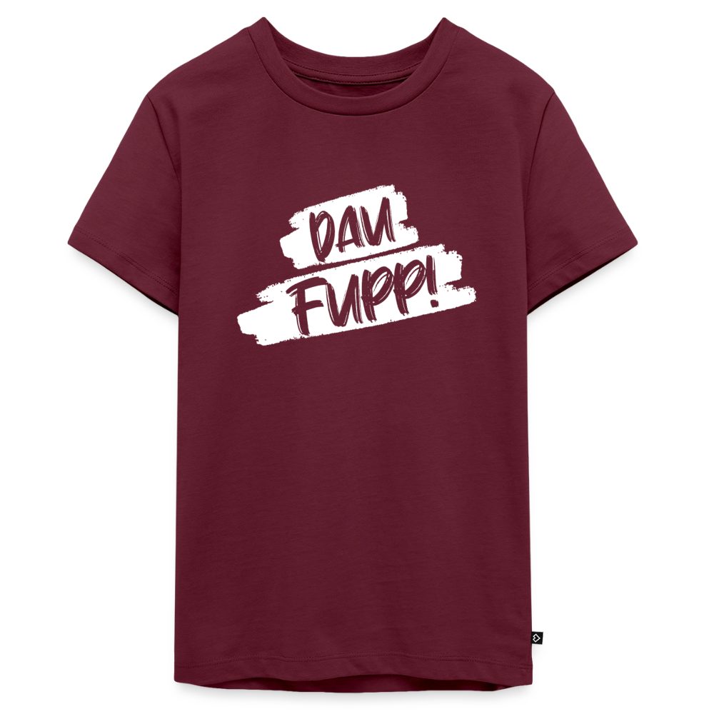 Dau Fupp Teenager Premium T-Shirt - Burgunderrot