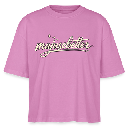 Majusebetter  Frauen Boxy Bio-T-Shirt Nova - Pink