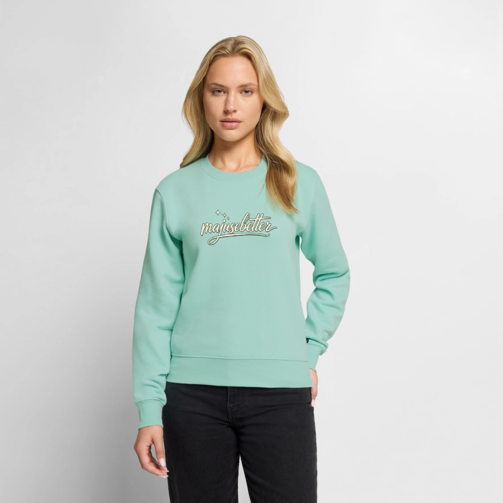 Majusebetter Frauen Premium Pullover - Mint 