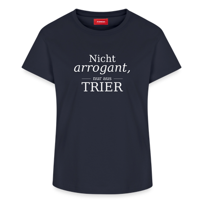 Trier Frauen Supima Cotton T-Shirt - Navy