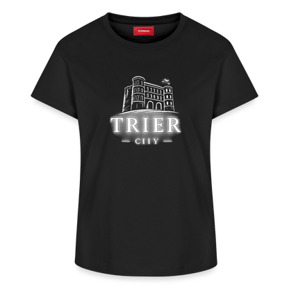 Truer Frauen Supima Cotton T-Shirt - Schwarz