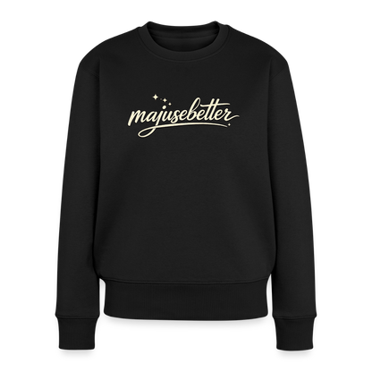 Majusebetter Frauen Premium Pullover - Schwarz