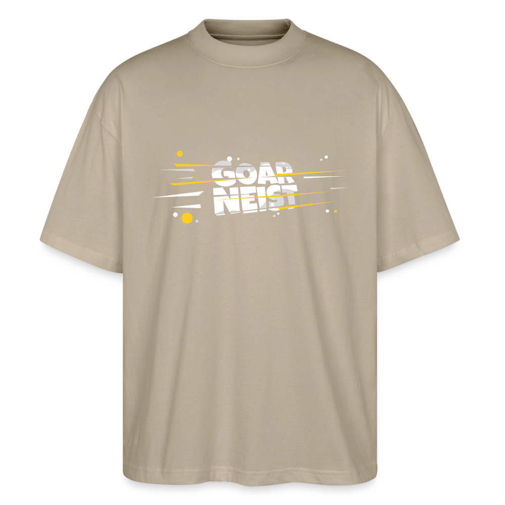 Goarneist  Oversized Unisex Bio T-Shirt - Steingrau