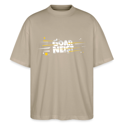Goarneist  Oversized Unisex Bio T-Shirt - Steingrau
