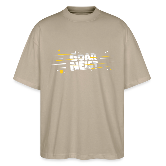 Goarneist  Oversized Unisex Bio T-Shirt - Steingrau