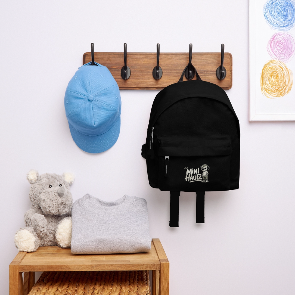 Mini Hautz Kinder Rucksack - Schwarz