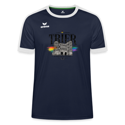 Pride ERIMA Unisex Retro Star Trikot - Navy/Weiß