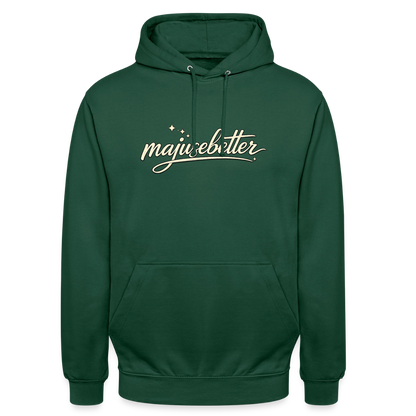 Majusebetter Unisex Hoodie - Flaschengrün