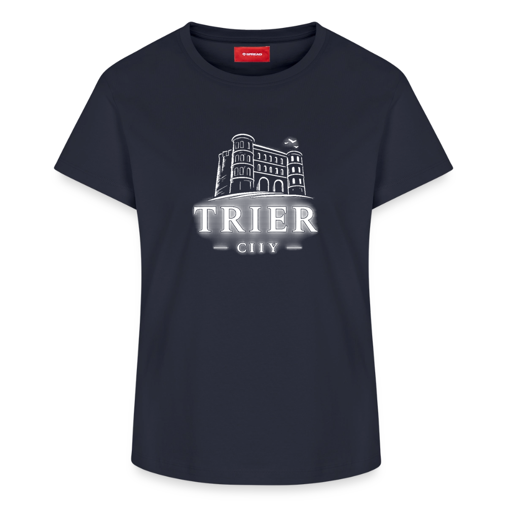 Truer Frauen Supima Cotton T-Shirt - Navy