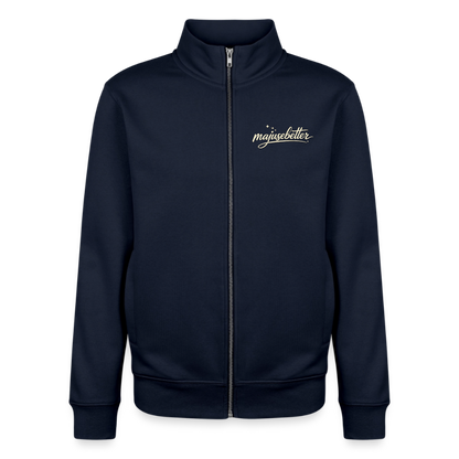 Majusebetter Unisex Bio Zip Sweatshirt - Navy