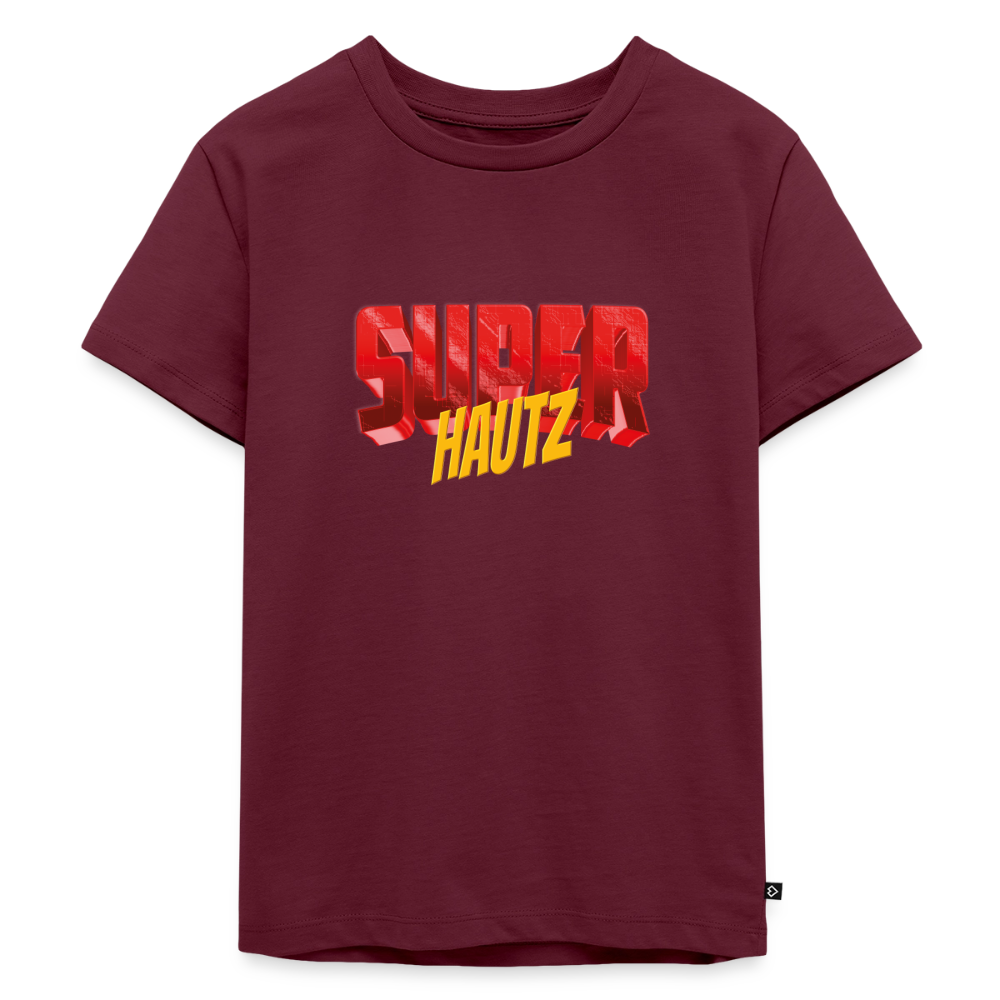 Super Hautz Kinder Premium T-Shirt - Burgunderrot