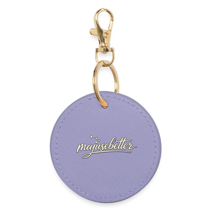 majusebetter Runder Schlüsselanhänger - Lavendel
