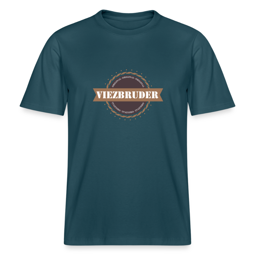 Viezbruder  RELAXED FIT Unisex Organic T-Shirt - Dunkles Petrol