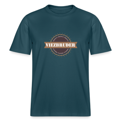 Viezbruder  RELAXED FIT Unisex Organic T-Shirt - Dunkles Petrol