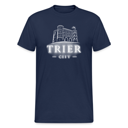 Trier Männer Gildan Heavy T-Shirt - Navy