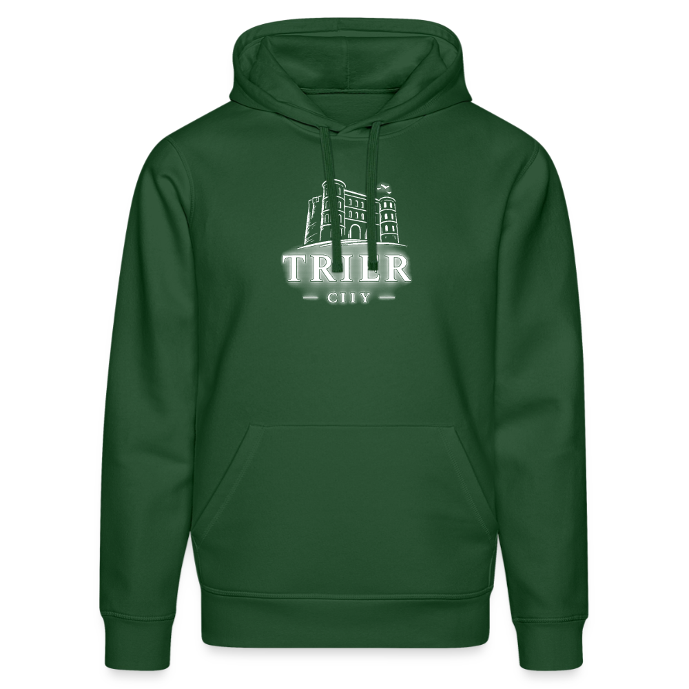 Trier Unisex Bio-Hoodie DRUMMER - Flaschengrün