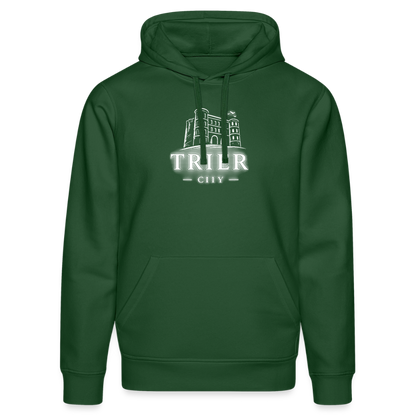 Trier Unisex Bio-Hoodie DRUMMER - Flaschengrün