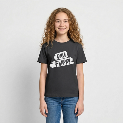 Dau Fupp Teenager T-Shirt - Dunkelgrau