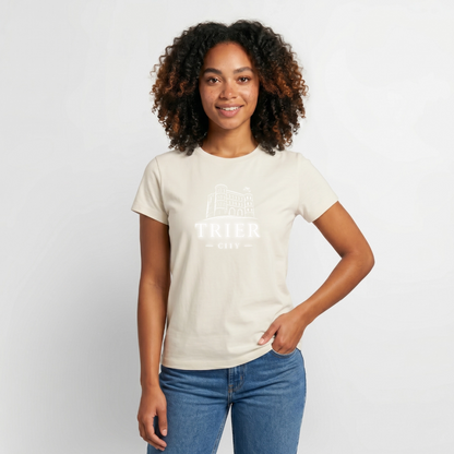 Truer Frauen Supima Cotton T-Shirt - Naturweiß