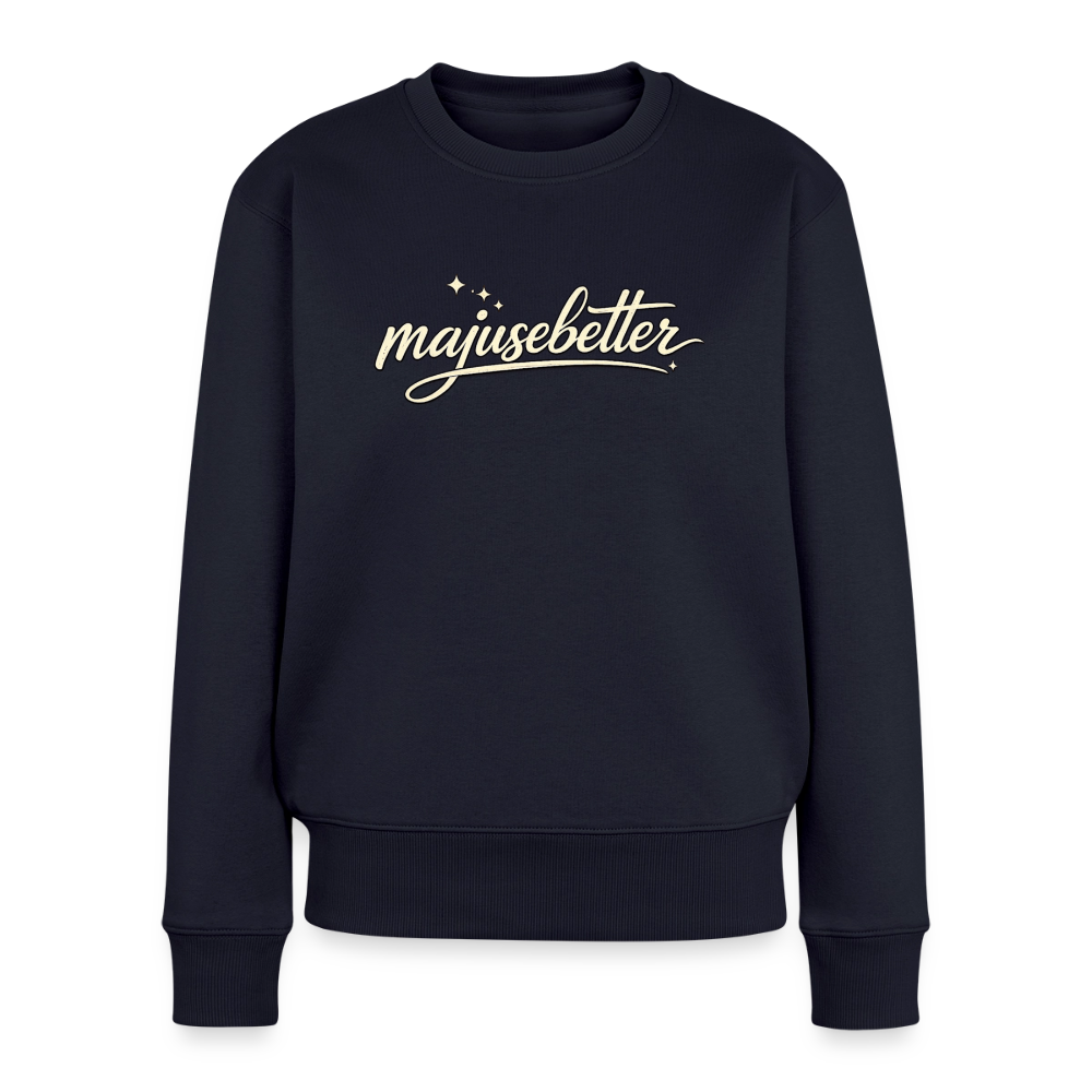 Majusebetter Frauen Premium Pullover - Navy