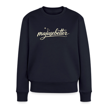 Majusebetter Frauen Premium Pullover - Navy