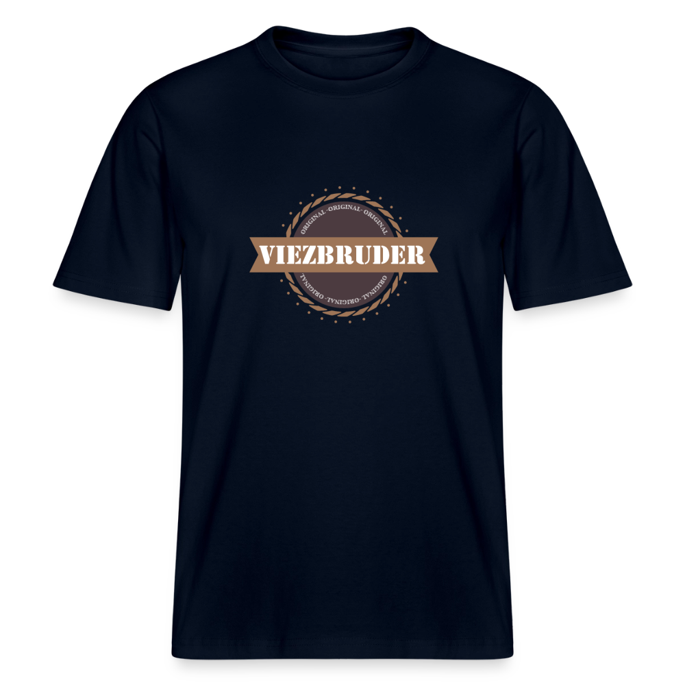 Viezbruder  RELAXED FIT Unisex Organic T-Shirt - Navy