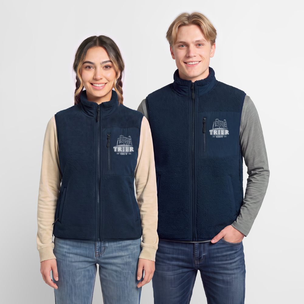 Trier Unisex Sherpaweste - Navy