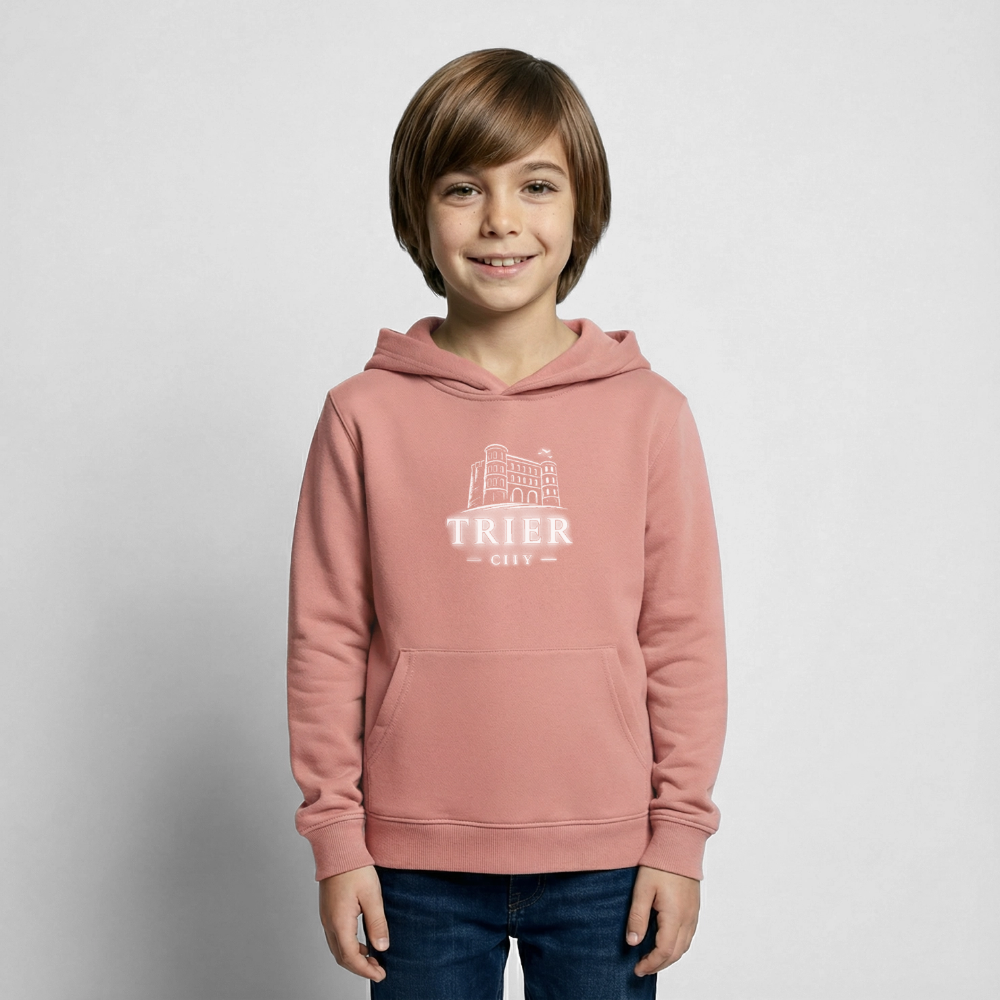Trier Kinder Hoodie - Altrosa