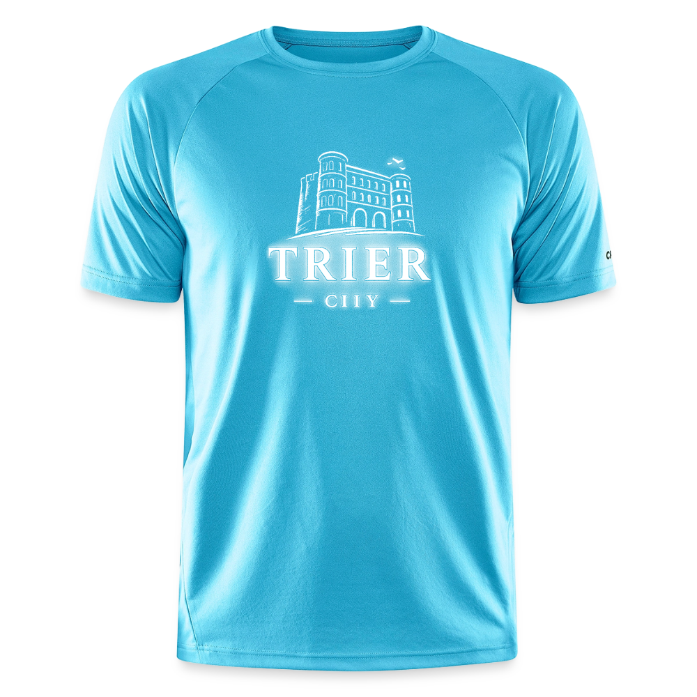Trier CRAFT Core Unify Trainings-T-Shirt - Hawaiiblau