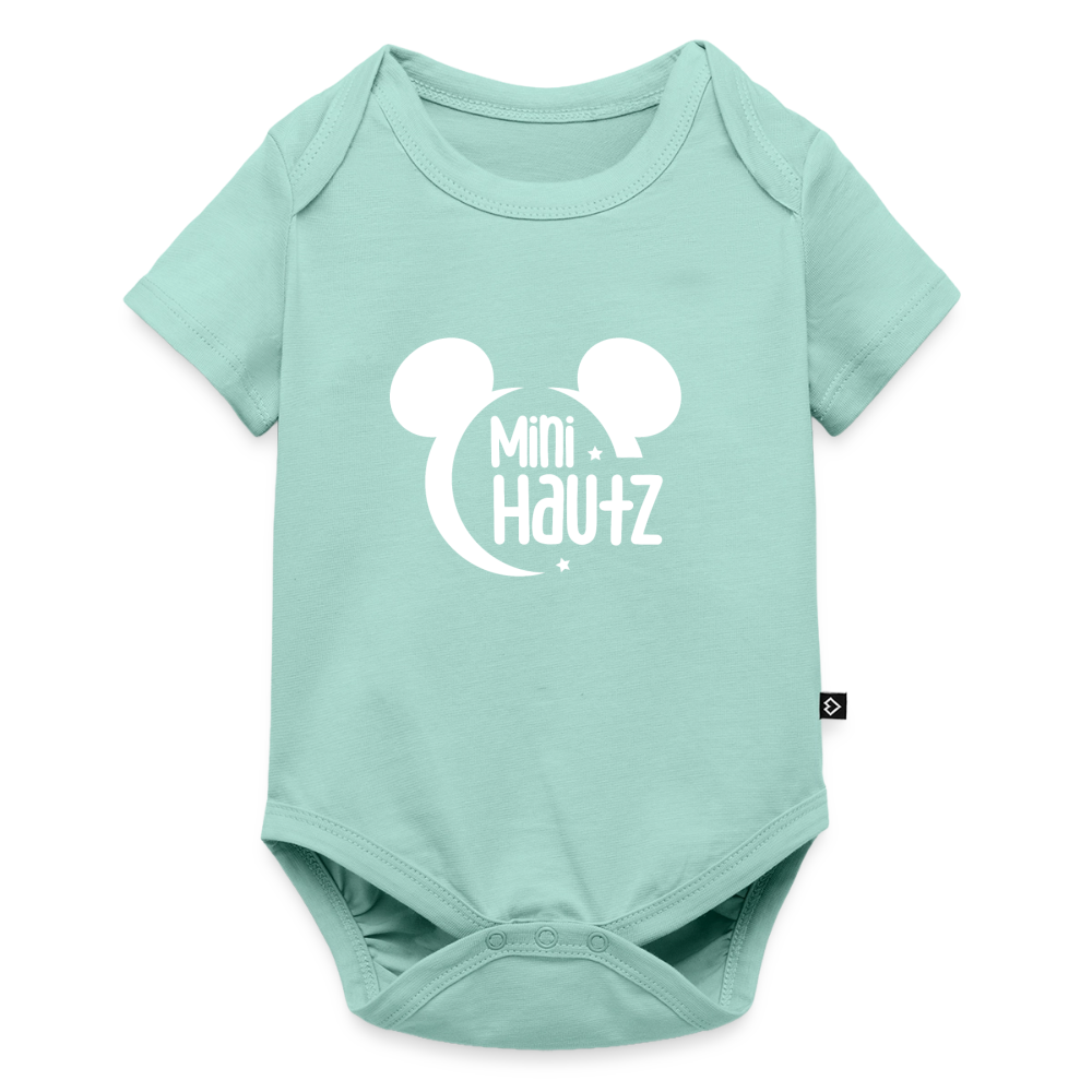 Mini Hautz Baby Bio-Kurzarm-Body - Mint 