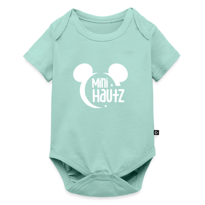 Mini Hautz Baby Bio-Kurzarm-Body - Mint 