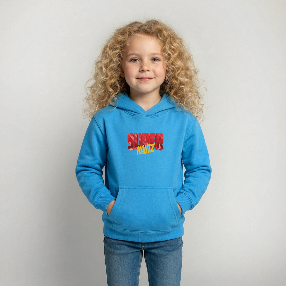 Super Hautz Kinder Hoodie - Meeresblau