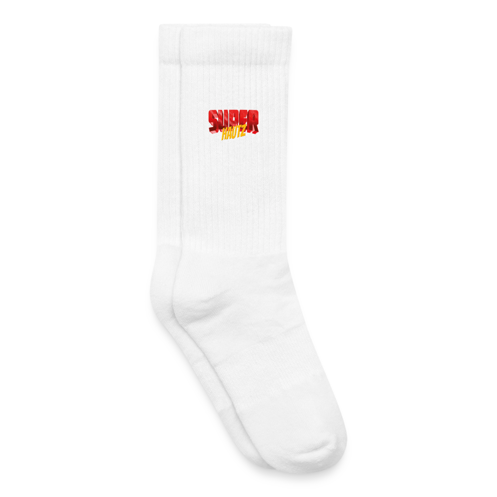 Super Hautz Kinder Tennissocken - Weiß