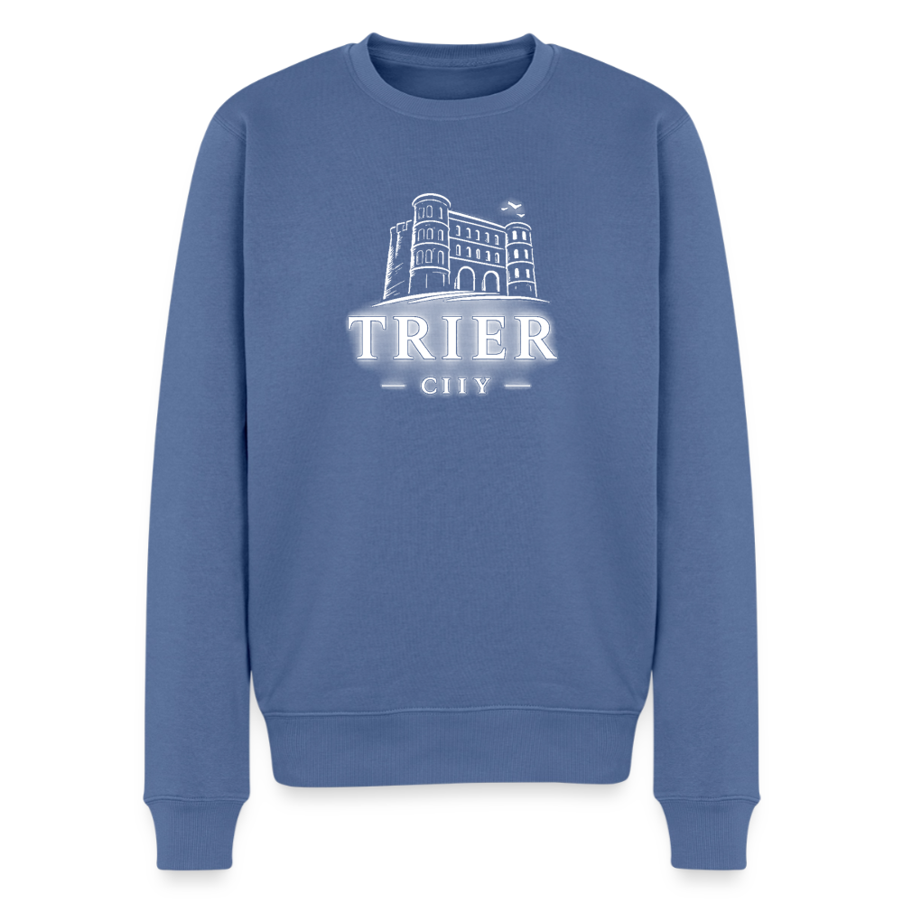 Trier Männer Premium Pullover - Taubenblau