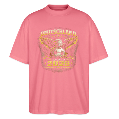 Deutschland  Oversized Unisex Bio T-Shirt - Pink 