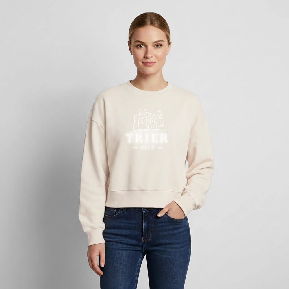 Trier Relaxed Frauen Organic Sweatshirt – DIS54 - Naturweiß