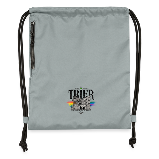 Pride Turnbeutel aus Recycling-Material - Steingrau mineral wash