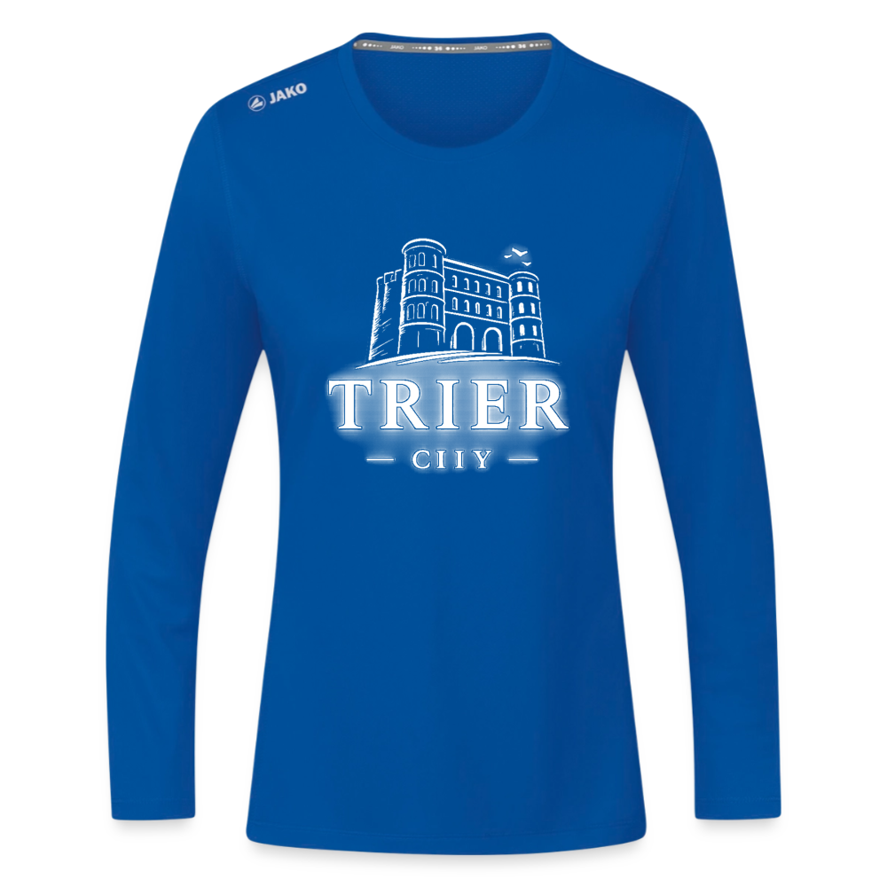 Trier JAKO Frauen Longsleeve Run 2.0 - Royalblau