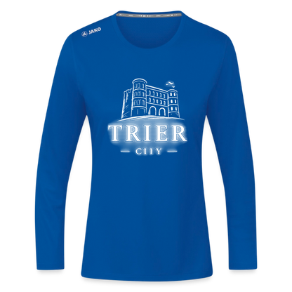 Trier JAKO Frauen Longsleeve Run 2.0 - Royalblau