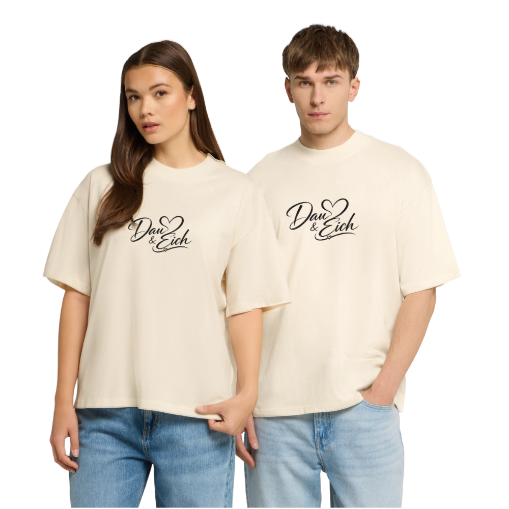 Dau & Eich Stanley/Stella Oversized Unisex Bio T-Shirt Blaster 2.0 - Natur