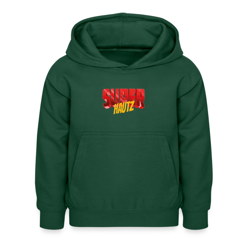 Super Hautz Kinder Hoodie - Flaschengrün