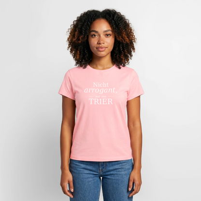 Trier Frauen Supima Cotton T-Shirt - Rosa