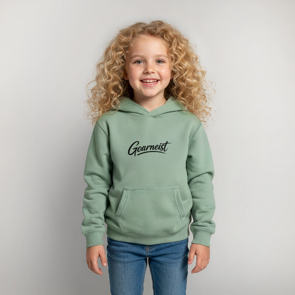 Goarneist Kinder Hoodie - Graugrün