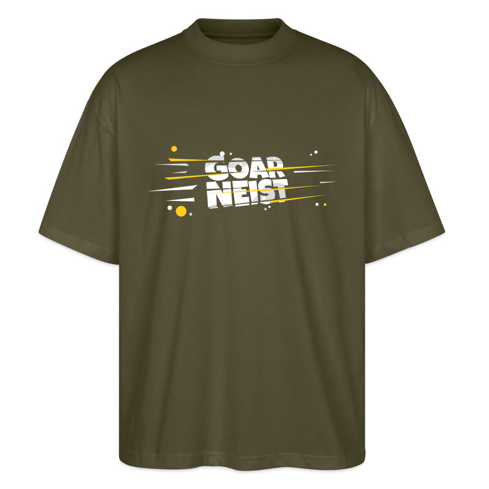 Goarneist  Oversized Unisex Bio T-Shirt - Khaki
