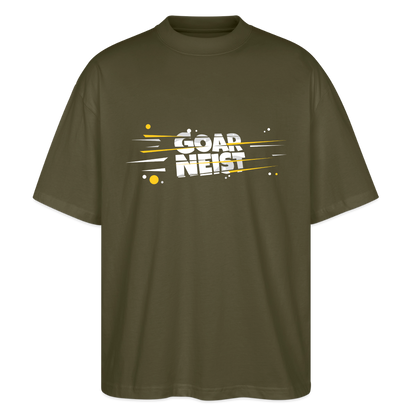 Goarneist  Oversized Unisex Bio T-Shirt - Khaki
