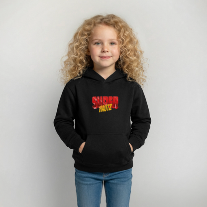 Super Hautz Kinder Hoodie - Schwarz