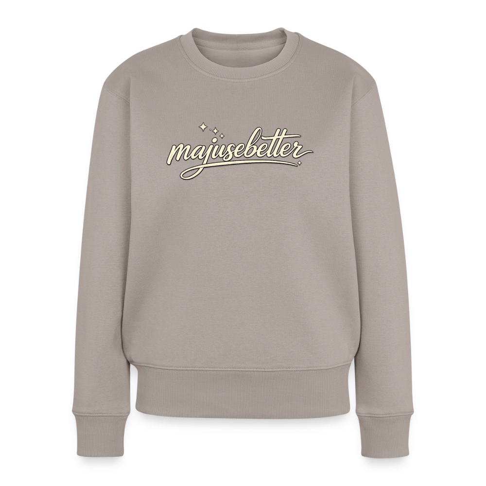 Majusebetter Frauen Premium Pullover - Taupe