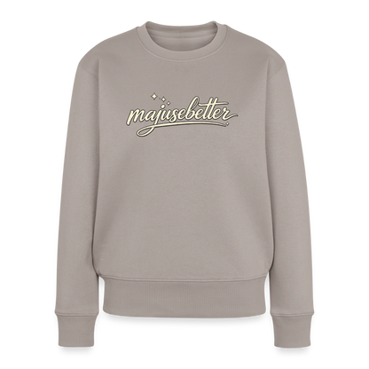Majusebetter Frauen Premium Pullover - Taupe